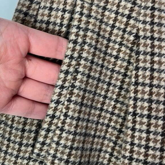 New Everlane The Draper High Rise Wide Leg Wool Houndstooth Pants - Picture 9 of 12